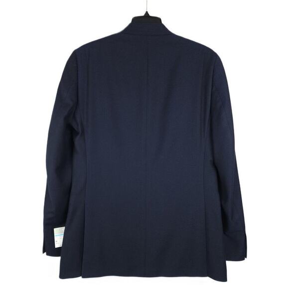 Alfani Men's Slim-Fit Stretch 2-Piece Tuxedo Diamond Grid Navy 38R 30x30 NWT - Picture 4 of 9